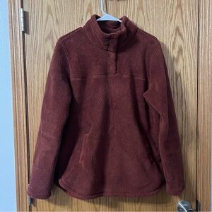Thread+Supply Rust Fleece Pullover